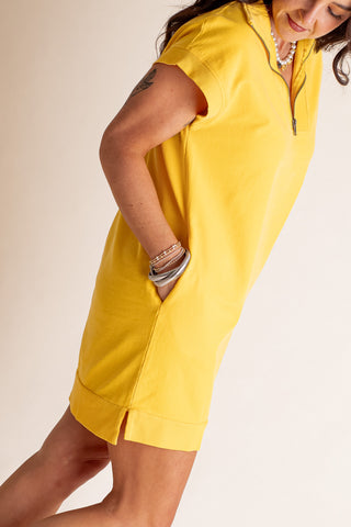 Ready For Sunshine Half Zip Dress