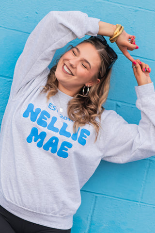 Nellie Mae Puff Logo Sweatshirt