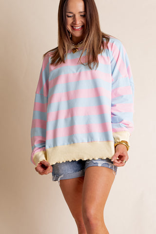 Check It Out Stripe Top