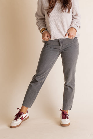 Nina High Rise Straight Leg Jeans