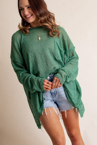 Waiting On Love Knit Pullover