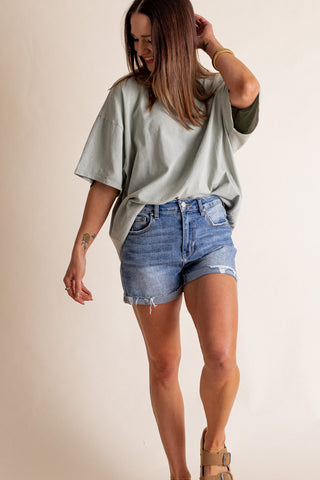 Always On Trend Mineral Wash Tee