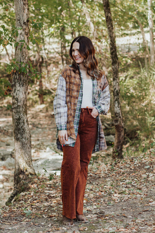 Autumn Dreams Button Down Flannel