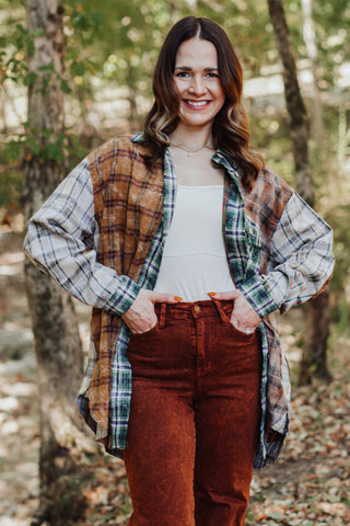 Autumn Dreams Button Down Flannel