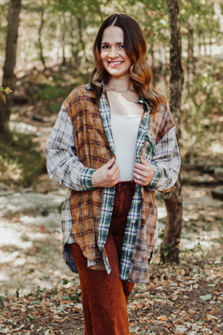 Autumn Dreams Button Down Flannel *Final Sale*