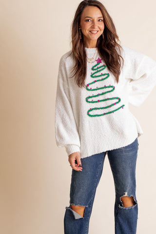 Holley Christmas Tree Sweater