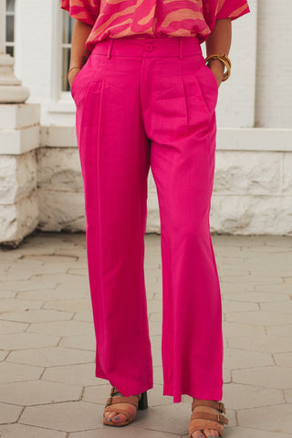 Outside Attention Wide Leg Trousers *Final Sale*