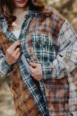 Autumn Dreams Button Down Flannel *Final Sale*