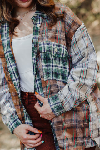 Autumn Dreams Button Down Flannel *Final Sale*