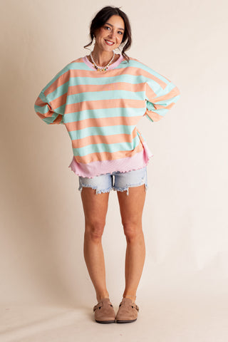 Check It Out Stripe Top