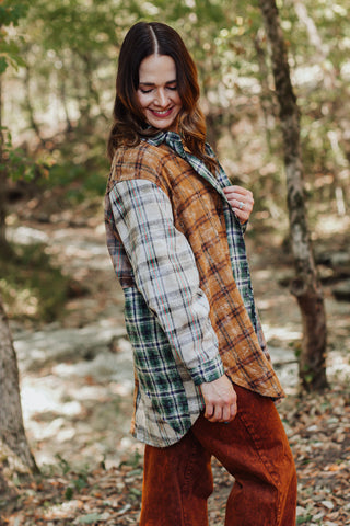 Autumn Dreams Button Down Flannel *Final Sale*