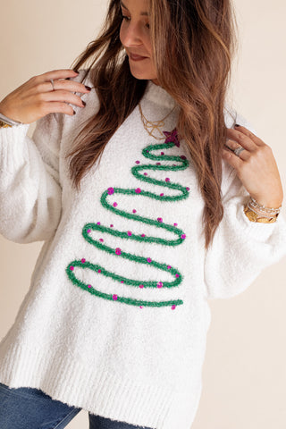 Holley Christmas Tree Sweater