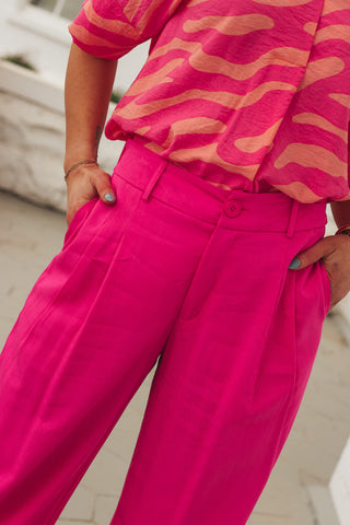 Outside Attention Wide Leg Trousers *Final Sale*