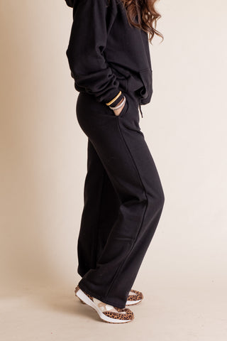 Basic Language Straight Leg Pants