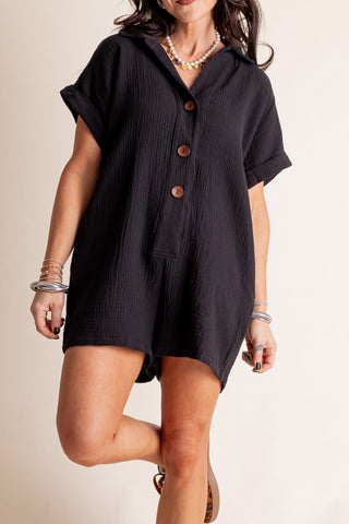 Taking Me Home Button Down Romper