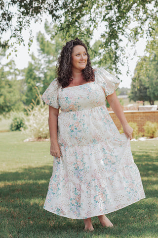 Sunset Promises Floral Maxi Dress - CURVY *Final Sale*