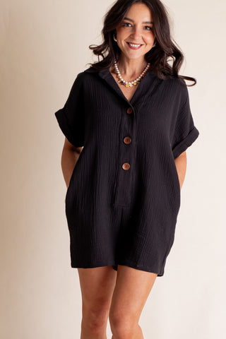 Taking Me Home Button Down Romper