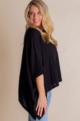 Ring A Bell Round Neck Top *Final Sale*