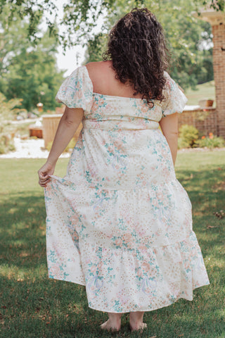 Sunset Promises Floral Maxi Dress - CURVY *Final Sale*