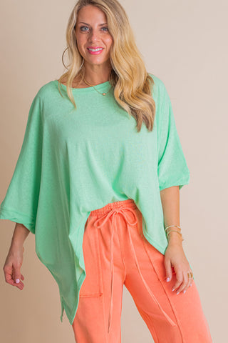 Ring A Bell Round Neck Top *Final Sale*