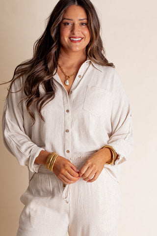 A Classic Button Down Top