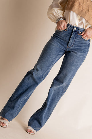 Vera High Rise Tummy Control Straight Leg Jeans