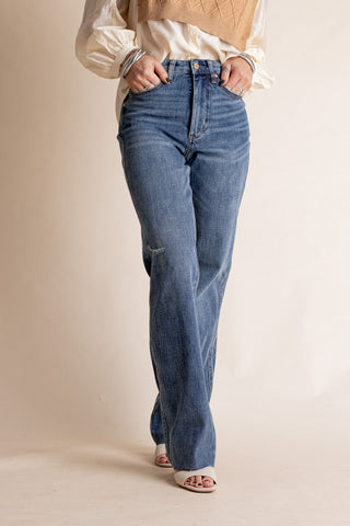 Vera High Rise Tummy Control Straight Leg Jeans