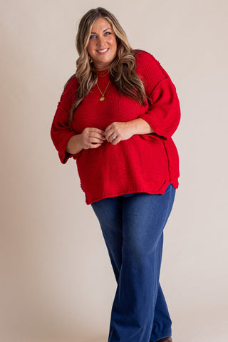 The Bones Knitted Sweater - CURVY *Final Sale*