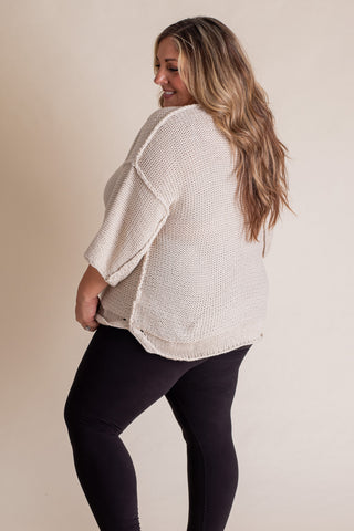 The Bones Knitted Sweater - CURVY