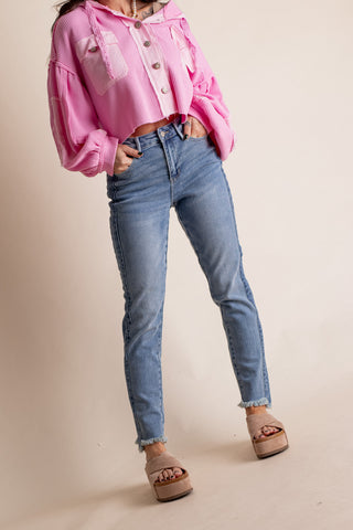 Jade High Rise Slim Jeans