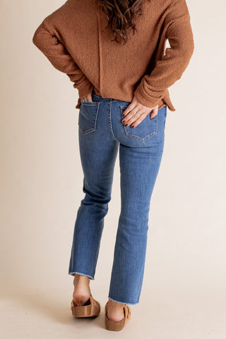 Steady As You Go Boot Cut Crop Jeans