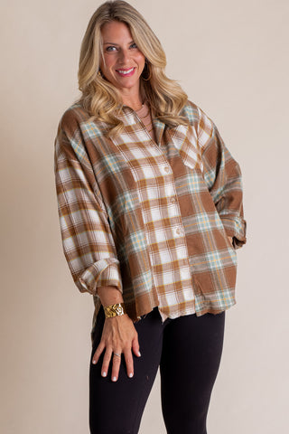 A New Direction Button Down Flannel