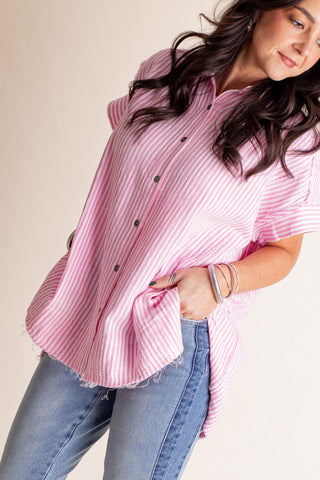 Easy To Recall Button Down Top