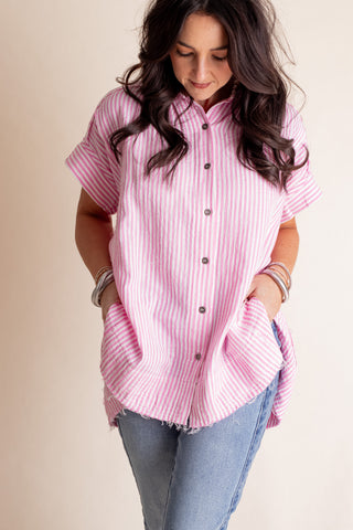 Easy To Recall Button Down Top