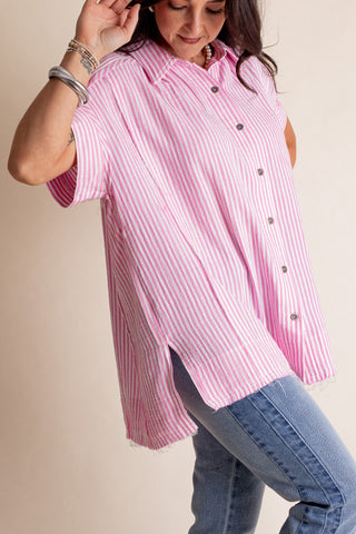 Easy To Recall Button Down Top