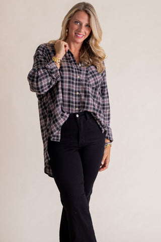 Gift with Grace Button Down Flannel