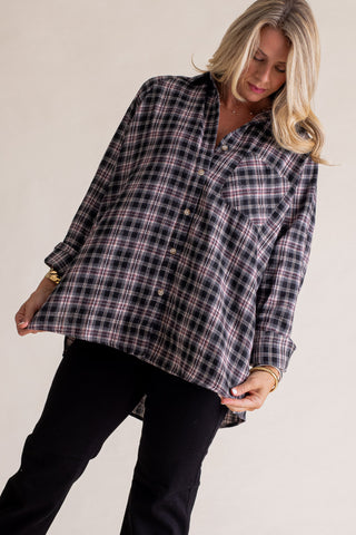 Gift with Grace Button Down Flannel