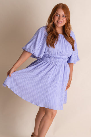 Clear The Air Puff Sleeve Dress *Final Sale*