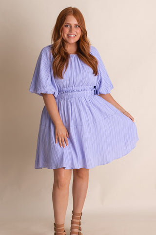 Clear The Air Puff Sleeve Dress *Final Sale*