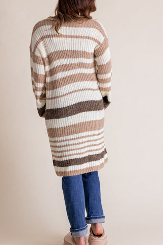 Seize The Moment Color Block Cardigan