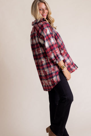 Settle In Button Down Flannel