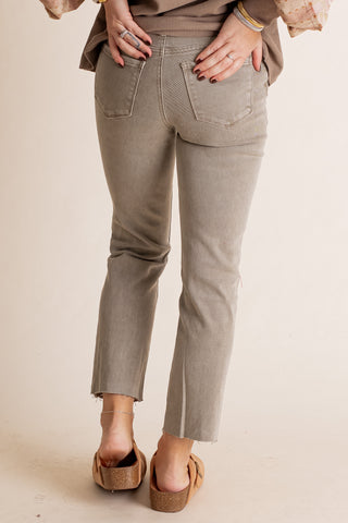 Nina High Rise Straight Leg Jeans