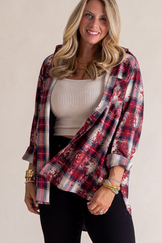 Settle In Button Down Flannel