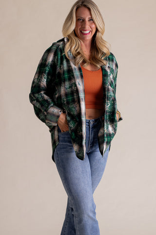 Settle In Button Down Flannel