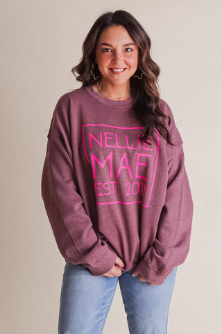 Nellie Mae Square Logo Sweatshirt *Final Sale*