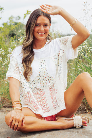 Coastal Kiss Crochet Top *Final Sale*