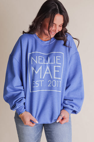 Nellie Mae Square Logo Sweatshirt *Final Sale*