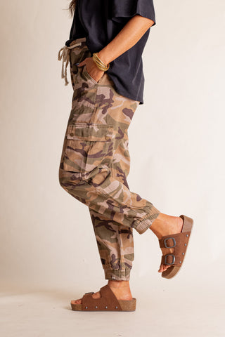 A New Time Camo Joggers