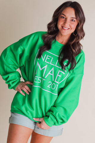 Nellie Mae Square Logo Sweatshirt