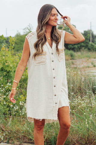 Essence Of Summer Button Down Duster *Final Sale*